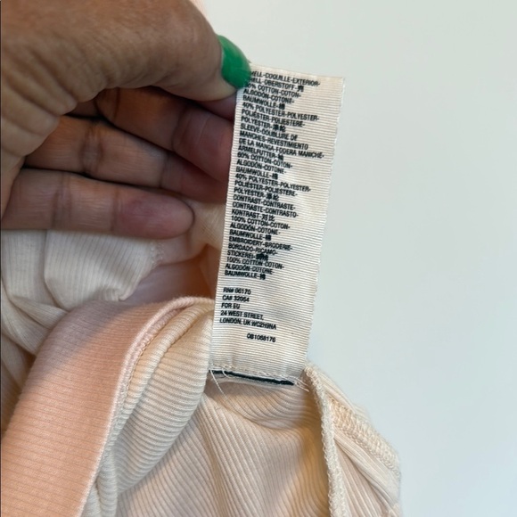 We The Free Pink Flutter Sleeve Embellished Blouse - Picture 6 of 7